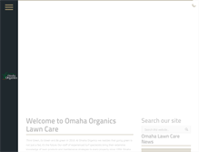 Tablet Screenshot of omahaorganicslawncare.com